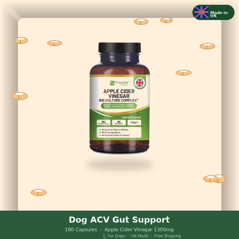 Dog ACV Gut Support — 180 Capsules