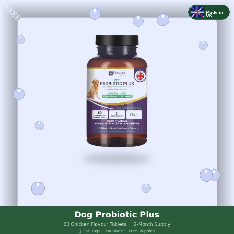 Dog Probiotic Plus — 60 Tablets